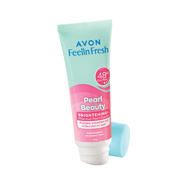 Avon Product Detail Feelin Fresh Quelch Pearl Beauty AntiPerspirant Deodorant Cream 60 G