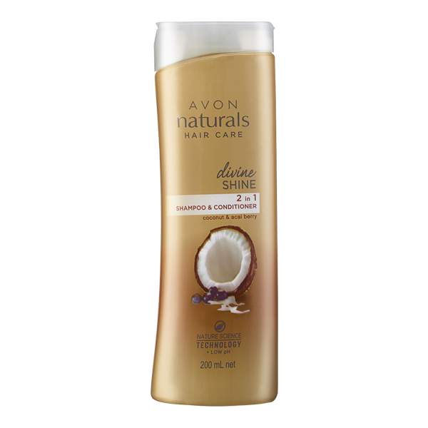 Avon Product Detail Naturals Divine Shine Coconut Acai Berry