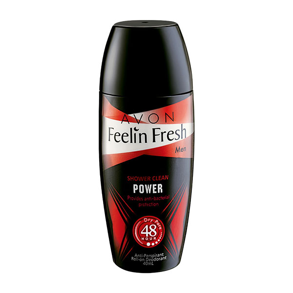 Avon Product Detail Feelin Fresh AntiPerspirant Rollon Deodorant Men's Power 40 mL