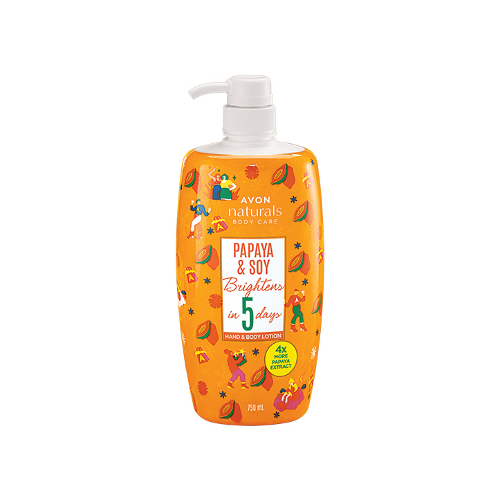 Avon Product Detail Naturals Papaya & Soy Giftable Hand & Body
