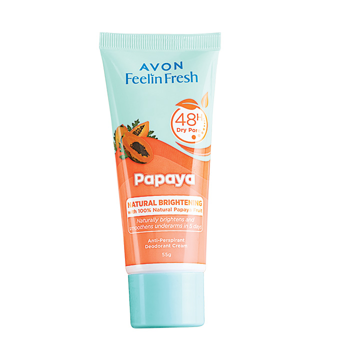 Avon Product Detail Feelin Fresh Quelch Natural Brightening Papaya