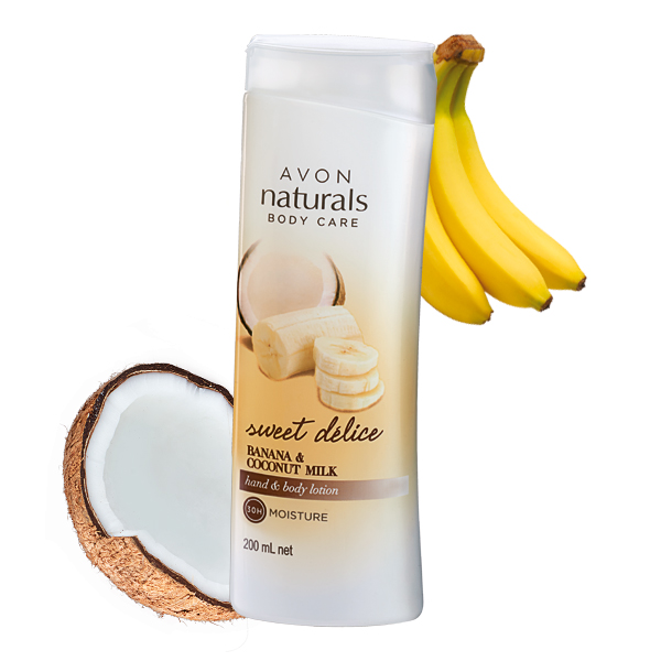 Naturals Sweet Delice Banana & Coconut Milk 200 mL
