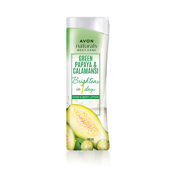 Avon Product Detail Naturals Green Papaya & Calamansi Hand & Body