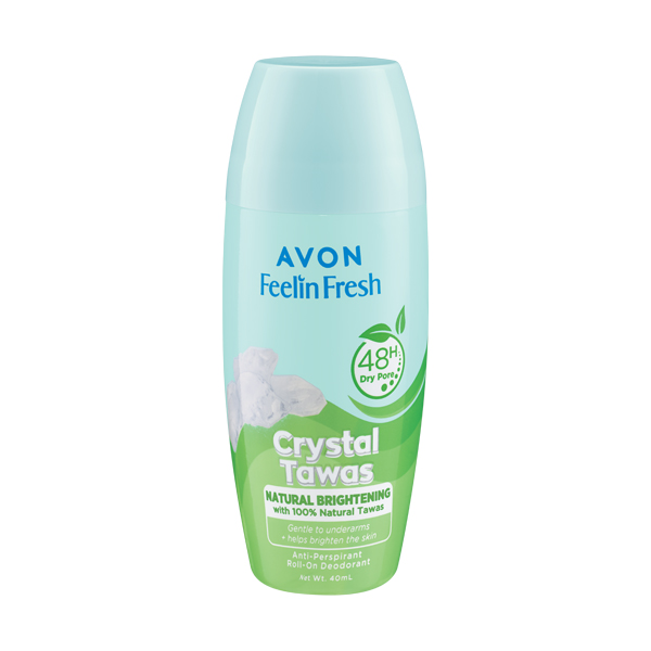 Avon Product Detail Feelin Fresh Crystal Tawas Antiperspirant Roll